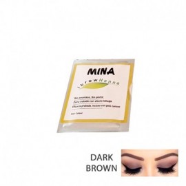 Henna para cejas Mina Dark Brown