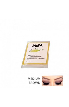 Henna para cejas Mina Medium Brown