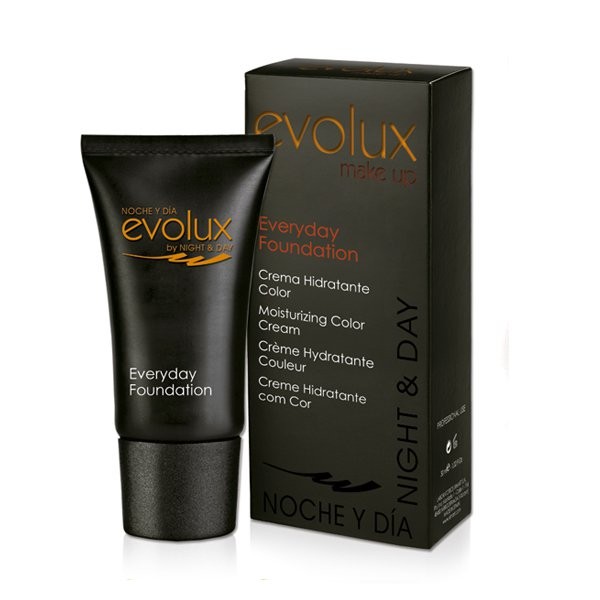 Crema Hidratante con Color Everyday Foundation Evolux Make Up 50ml